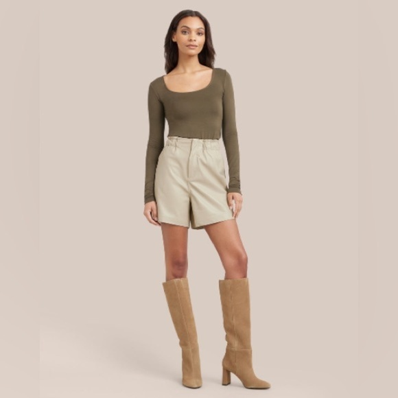 Modern Citizen Kipp Paperbag Short In Sand, Size S - Picture 1 of 10